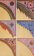 1868 ORIGINAL OWEN JONES PRINT GRAMMAR of ORNAMENT - MORESQUE No 2