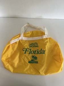 Vintage Florida Vacation Promotional Tote Bag