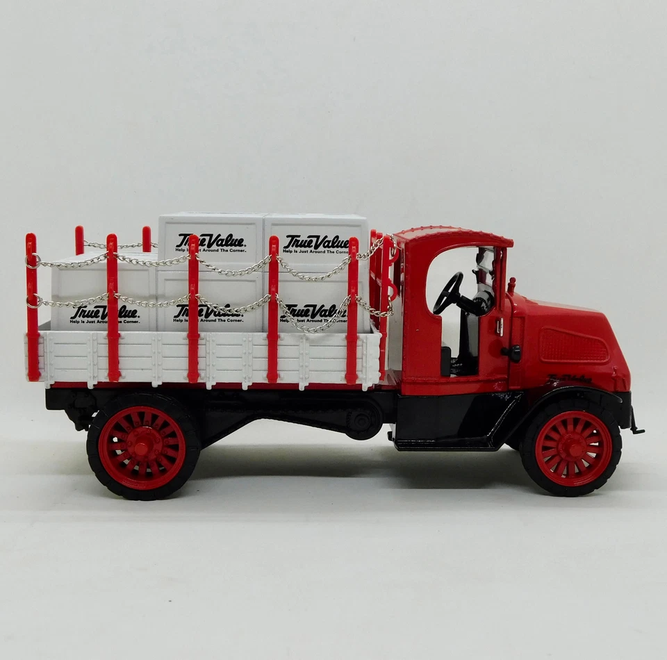 Ertl Collectibles 1/33 Die Cast Bank - Camión de plataforma plana Mack 1918 valor real #25 Nuevo de Lote Antiguo Foto 4 de 4