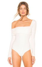 Privacy Please Florence White Bodysuit Cotton Size S Small