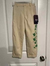 NWT Rowing Blazers Youth Ivy Vine Print Khaki Pants
