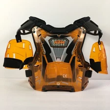 KTM Quadrant Motocross Racing Chest & Upper Arm Protector Youth 60-100lb Orange