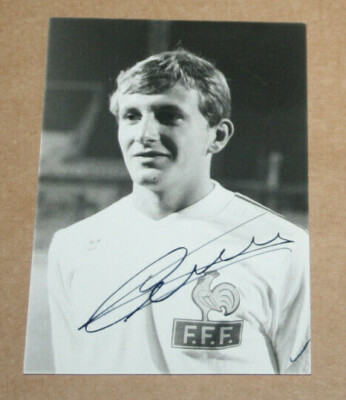Phiippe Jeannol Autographed Photo ASNL Team Nancy Lorraine Paris PSG France