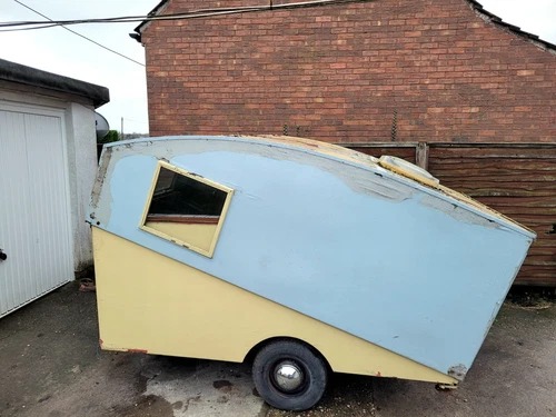 1960s/ 70s vintage classic Folding Caravan - 2 berth, fits in ordinary garage - Picture 8 of 22