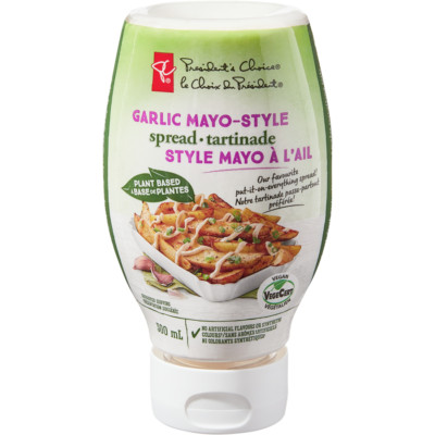 President's Choice Plant Based Garlic Mayo Style Spread