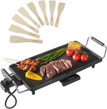 Emperial Electric Teppanyaki Grill Table Top Griddle Hot Plate Barbeque - Large