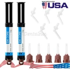 Dental Dual Cure Flowable Composite Resin Refill Core Build Up Cement A2 / A3