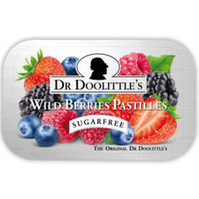 Dr. Doolittle s Sugar Free Pastilles Wild Berries Flavor, 2.12 Ounce Tin
