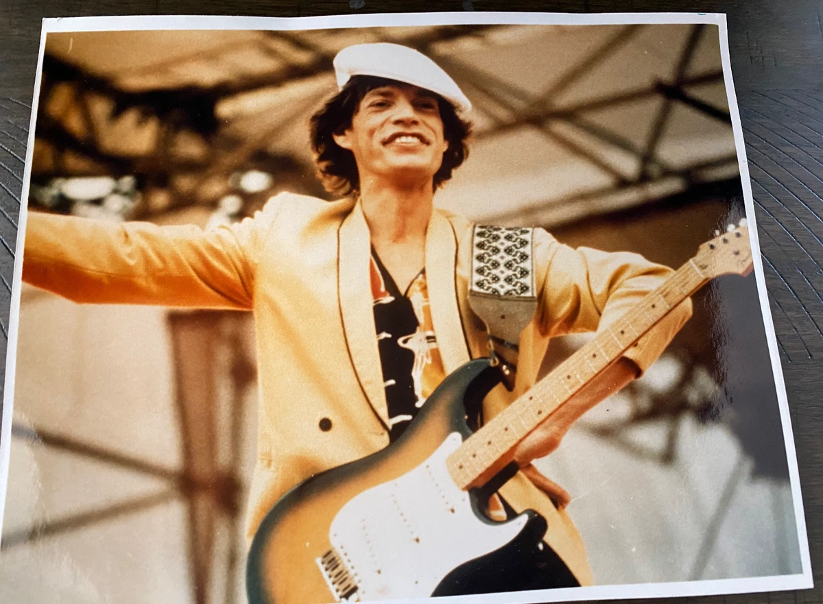 Rolling Stones Mick Jagger concert 1978 color photo 8x10 | eBay