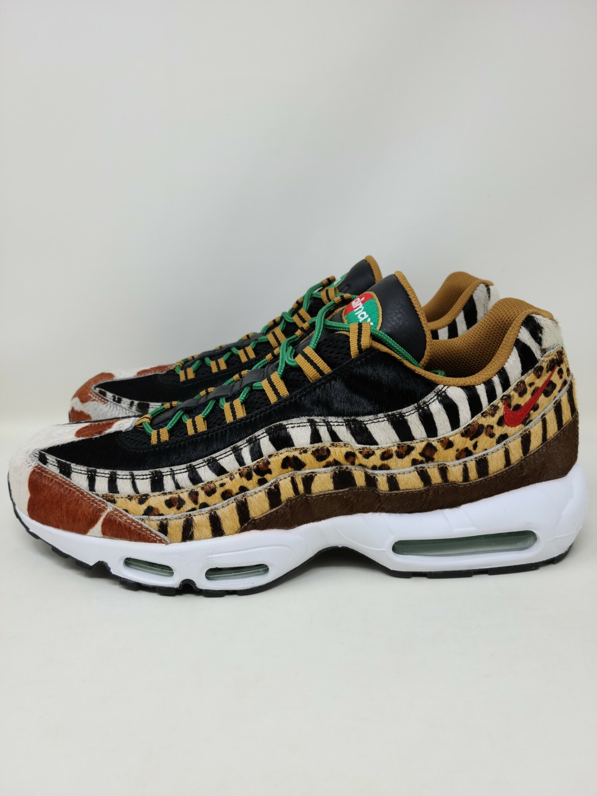 PONY Atmos x Air Max 95 DLX 'Animal Pack' 2018 fondo di magazzino nuovo con scatola uomo taglia 14 con