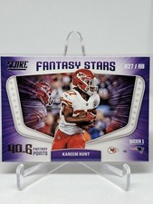 2018 Score Football Fantasy Stars #1 Kareem Hunt Kansas City Chiefs A1A