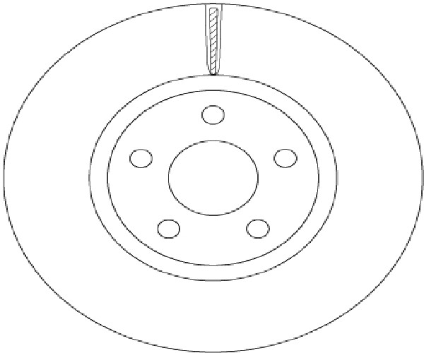 TRW 2X Bremsscheibe Vorne Ø300 Mm BelüFtet Lackiert FüR Ford S-Max Galaxy-image