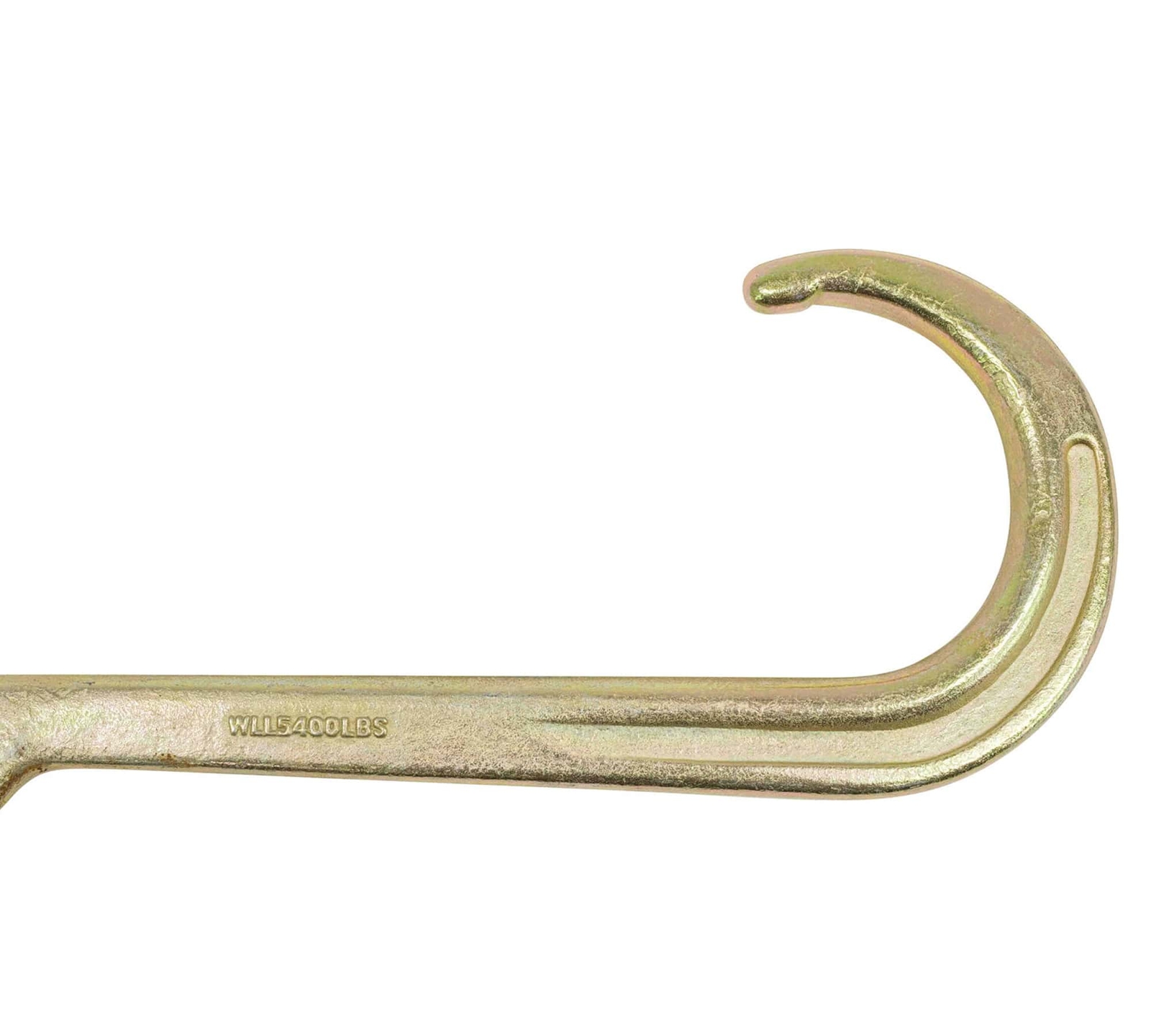 (4 Pack) 15" G70 J Hook w/ T-J Hooks and Enlarged Link, 5,400 lbs WLL, G70