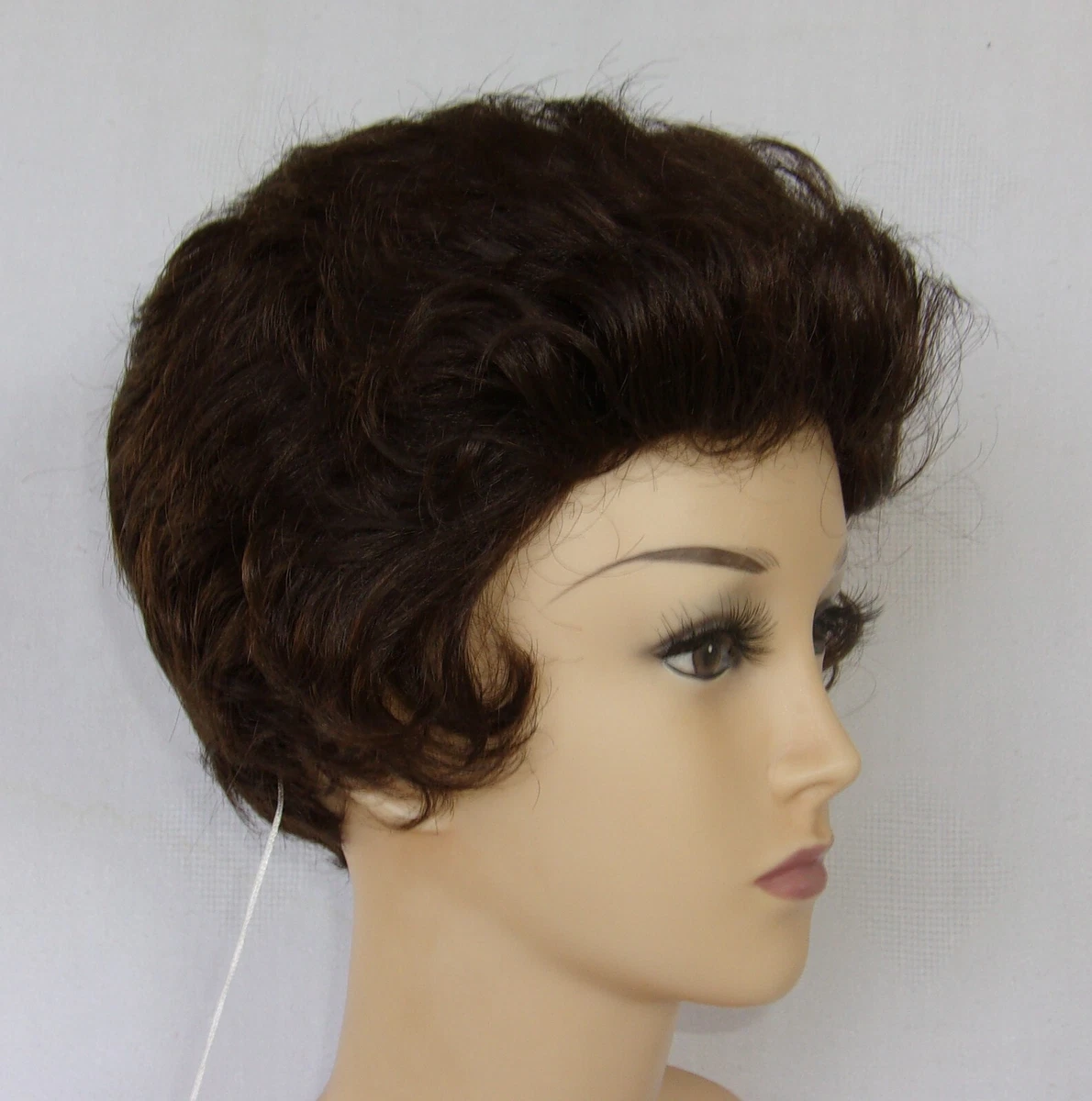 Adolfo Wig Petite Lt Brown Layered Short Cut