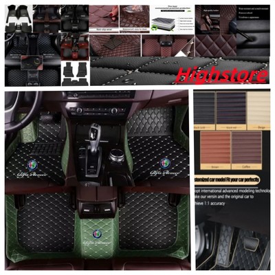 All Weather Car Floor Mats For Alfa Romeo Giulia Stelvio 2016-2020 Custom Carpet