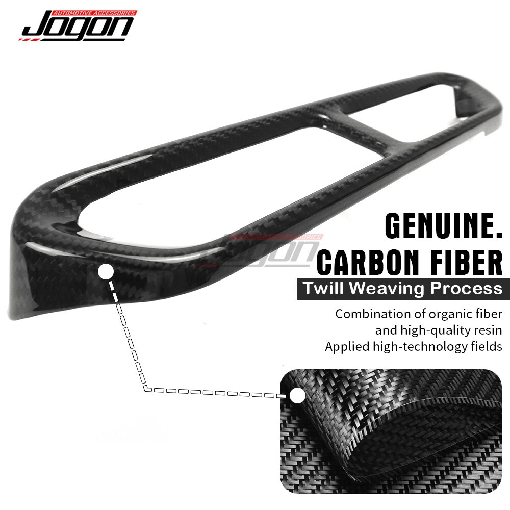 Carbon A/C Heater Dash Bezel Air Vents Cover Trim For Lotus Emira V6 2022-2024