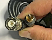 75ohm BNC Male to RCA Male Cable Audio Video Lead Coax CCTV DVR Camera Cord 6ft