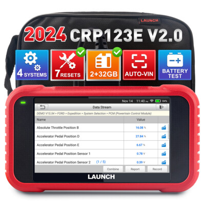 2024 NEW Launch CRP123E OBD2 Diagnosegerät Profi Scanner KFZ Fehler Auslesegerät