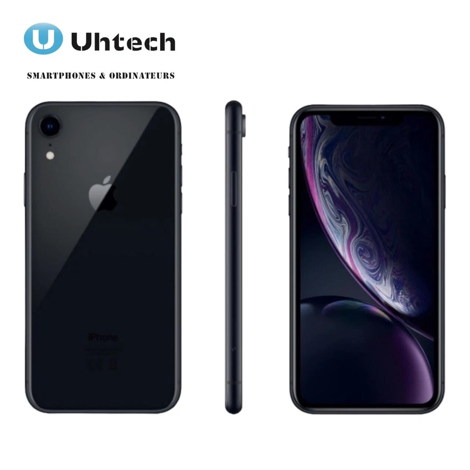 iPhone XR 64 Go - Noir - Sans Face ID - Débloqué - Photo 1/1