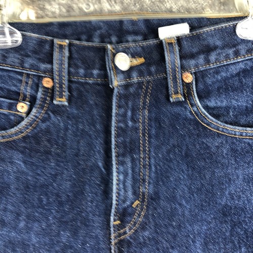 Vintage 80er Herren 30x30 Levi’s 517 dunkelblau gerades Bein Boot Cut Denim Jeans - Bild 4 von 14