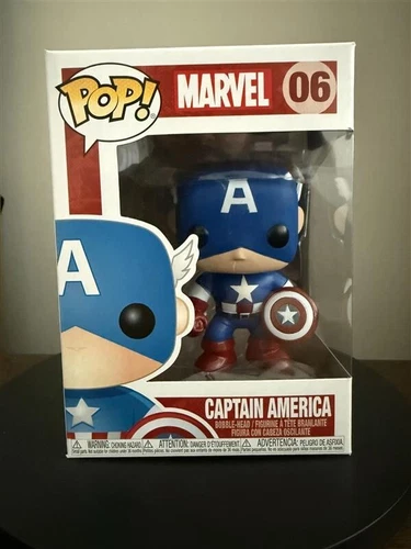 Funko Pop! Captain America 06 Marvel Universe Comics Superhero Avengers Vinyl