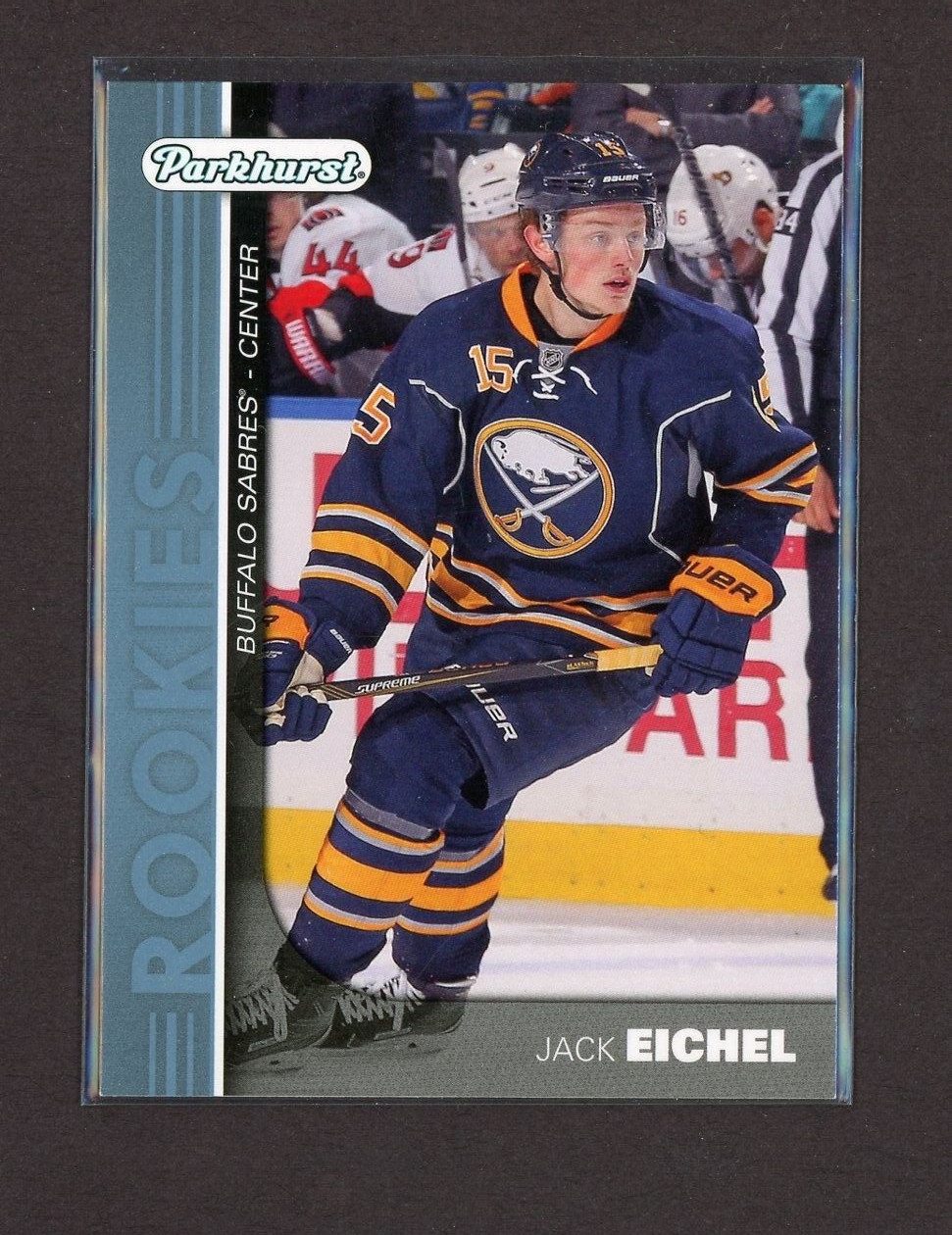 2015-16 Upper Deck Parkhurst Rookies Blue #PR2 Jack Eichel