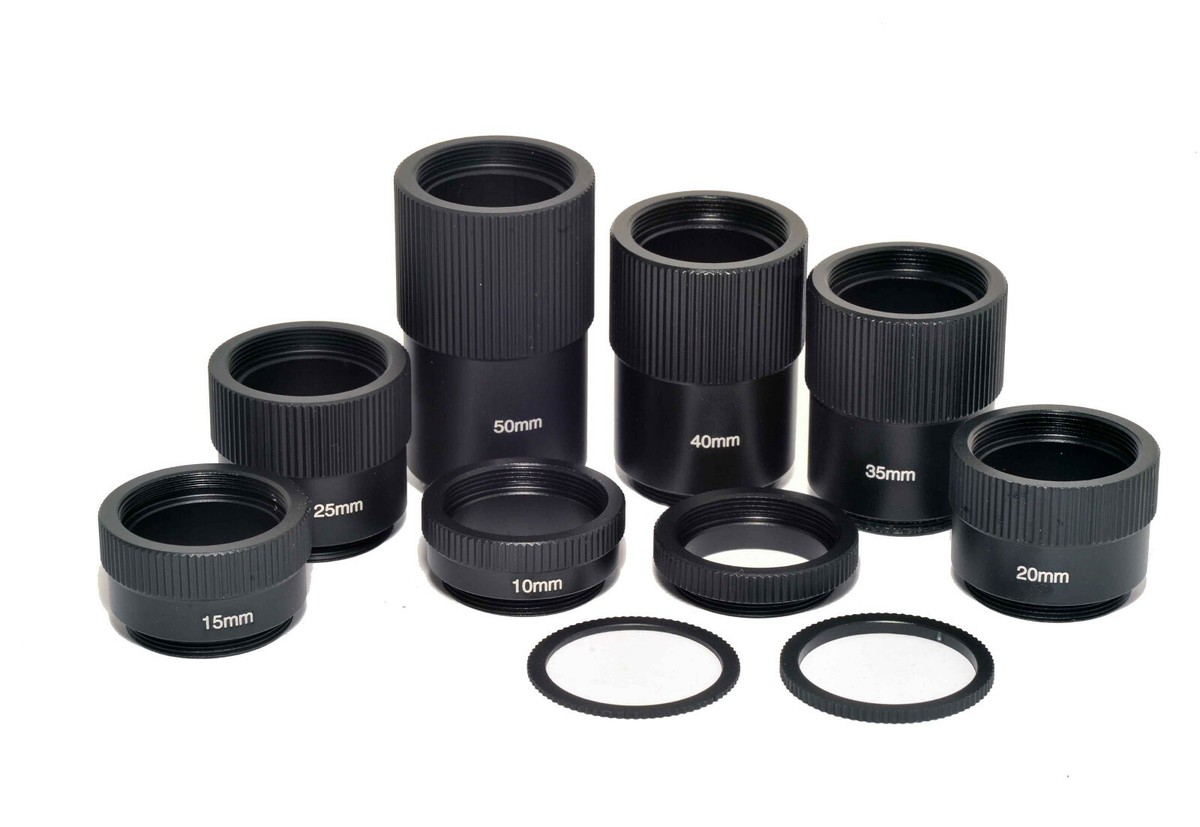 C-MOUNT Tube Adapter C-CS Mount Adaptor Spacer Ring Set For CCTV