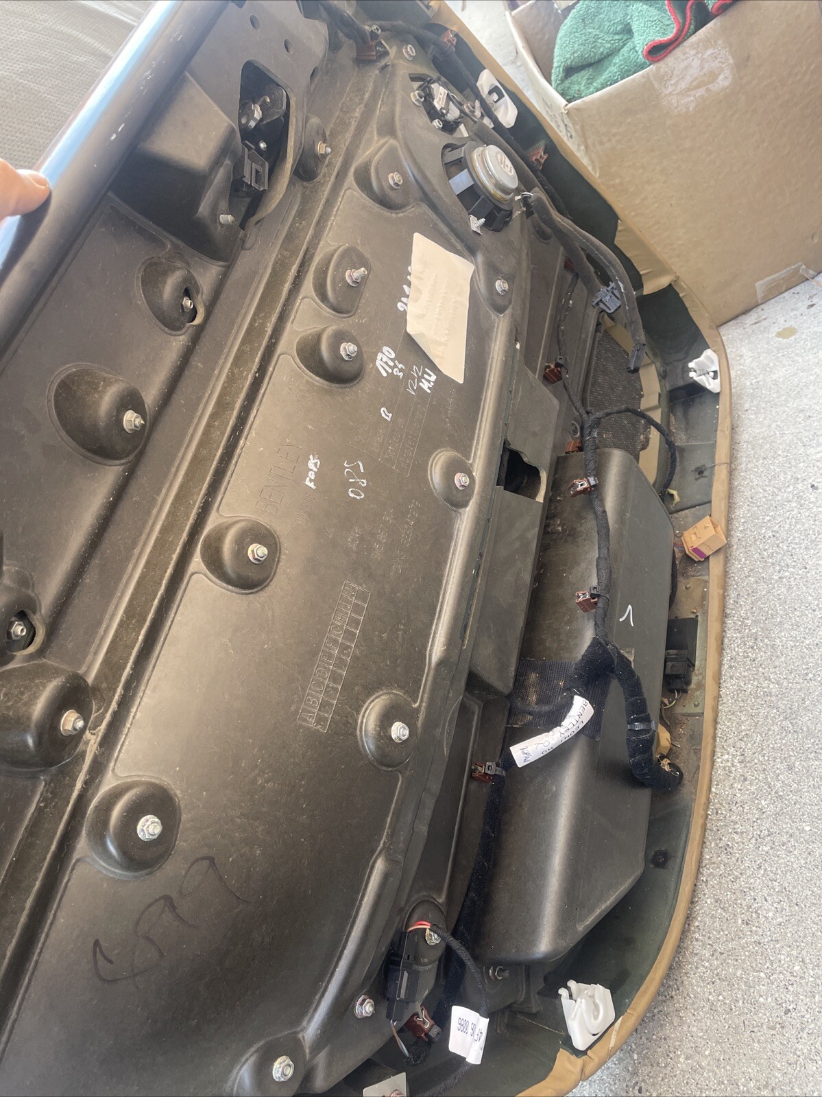 2006 Bentley Continental Flying Spur Right Rear Passenger Door Panel