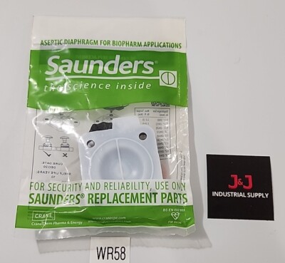 *NEW* Saunders Crane A-020PR-3/4'' EPDM Replacement Diaphragm DA020PR + Warranty