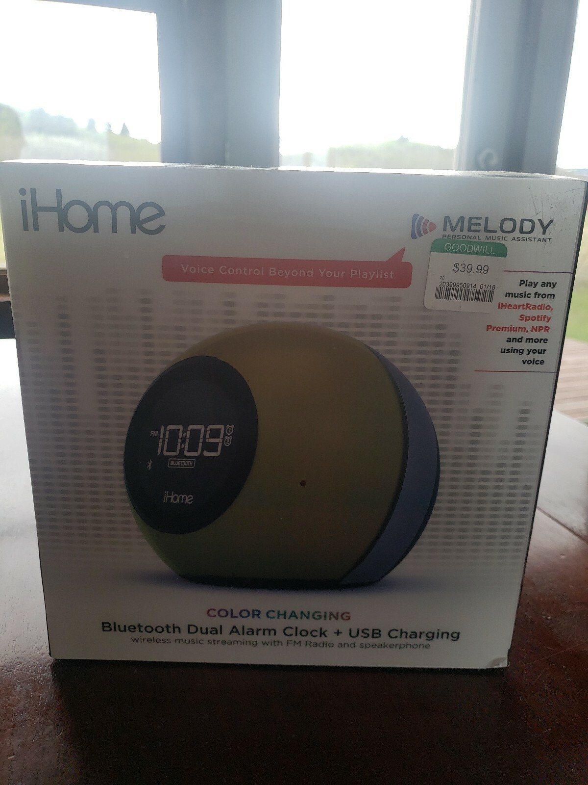 ihome colour changing alarm clock