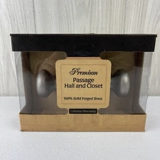 Pegasus Premium Passage Hall and Closet 100% Solid Forged Brass NEW