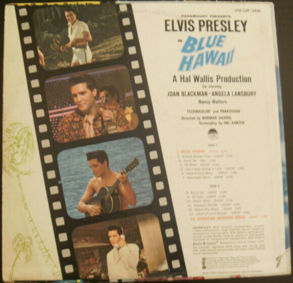 Elvis Presley - Blue Hawaii - RCA Victor - LPM-2426 - LP