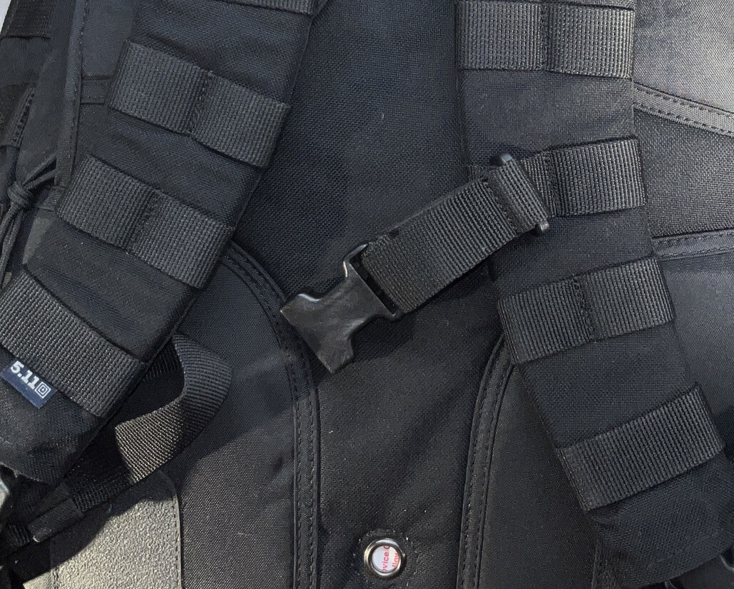 5:11 Tactical RUSH 24 2.0 37L Backpack Military Molle Pack Heavy Duty, Black