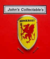COLLECTABLE  NEW  SOMERSET  WALKING / HIKING STICK BADGE  / MOUNT  LOT A