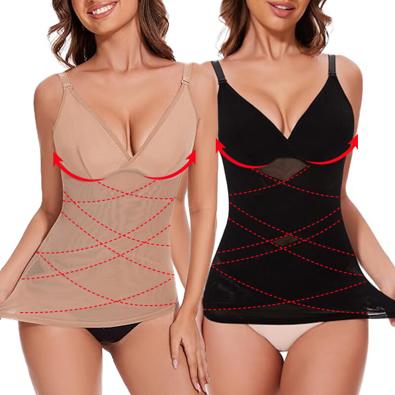 Slimming Women Body Shaper Cami Vest Tummy Control Compression Tank Top Camisole