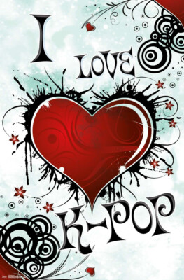 I Love K-POP Poster