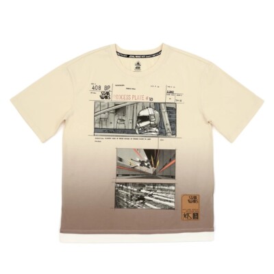 2022 Disney Store Star Wars X-Wing Two Tone  Appliqué  T-Shirt For Adults Size M