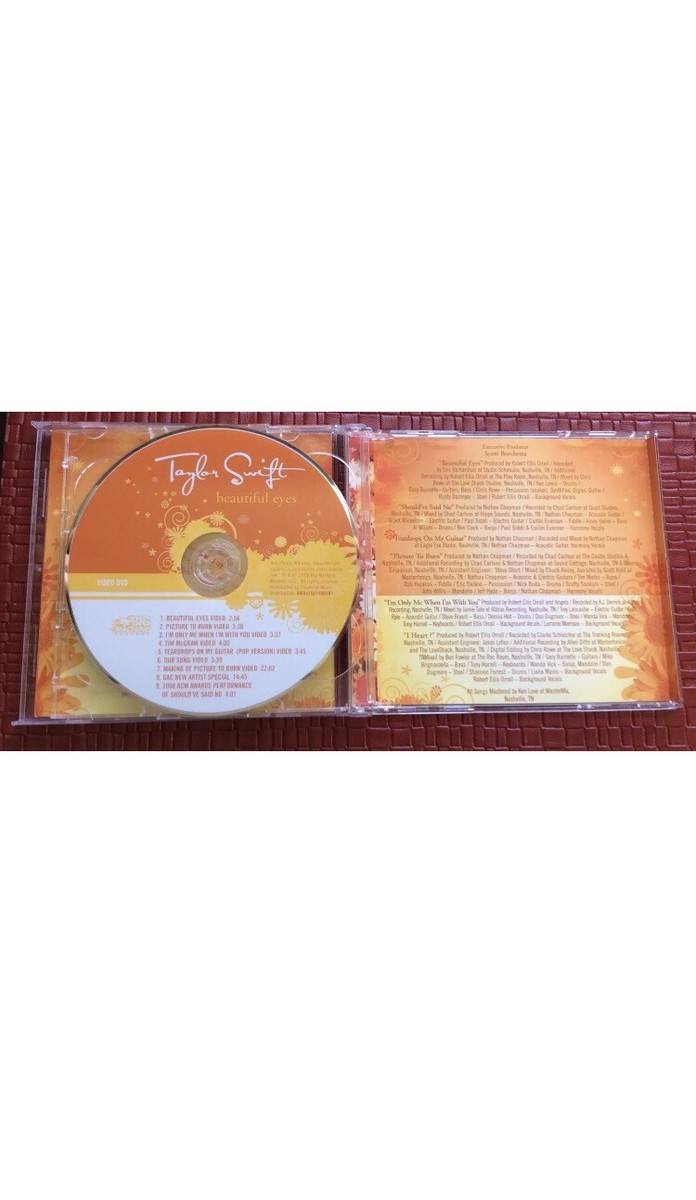テイラー・スウィフト 輸入盤 Beautiful Eyes(CD+DVD)レア FIRST EDITION---- TAYLOR SWIFT Beautiful Eyes EXCLUSIVE CD+