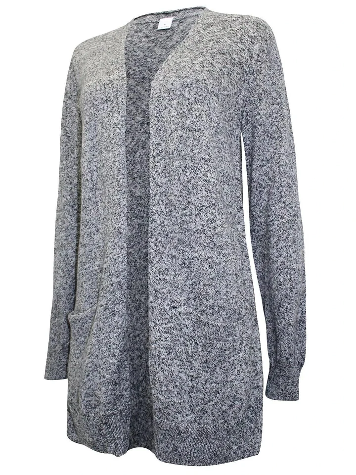 Cárdigan tejido GAP GREY-MARL para mujer talla 6 manga larga frente abierto Foto 3 de 4