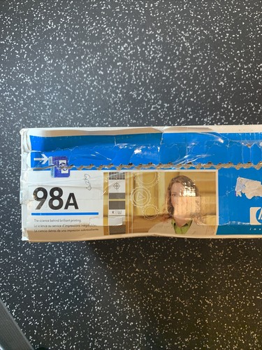 HP 98A (92298A) Czarny toner Kaseta Open box Uszkodzony zapieczętowany toner - Zdjęcie 5 z 13