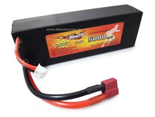 Batterie Lipo Caisse Rigide 5000mAh 11,1V (3S- 3celle) Burst 60C Disch.30C