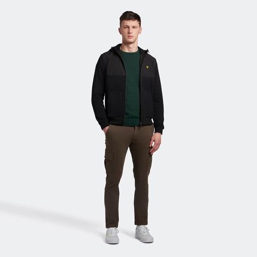 Lyle & Scott Algodón Merino Tripulante Jersey Verde Oscuro KN400VCW486 Talla XL - Imagen 2 de 5