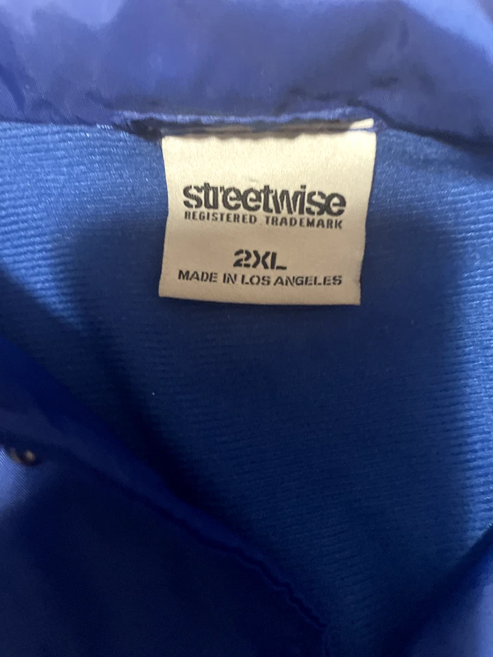 Streetwise The Big Blue Wrecking Crew Blue Heaven's Finest Jacket Men's Sz 2XL - Image 4 of 4