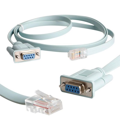 RJ45 Cat5e CAT6 to RS232 DB9 Console Router Cable Adapter Replacement Part - Afbeelding 6 van 8