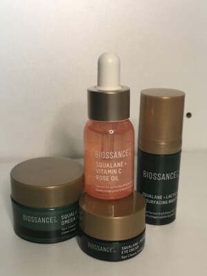 BIOSSANCE SQUALANE + OMEGA REPARATURCREME, SQUALAN + VITAMIN C ROSENÖL & MEHR