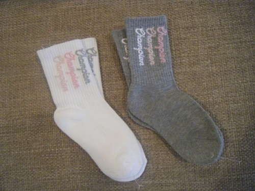 NWOT Big Girls Champion Crew Socks 2 Pair New! - Picture 6 of 8