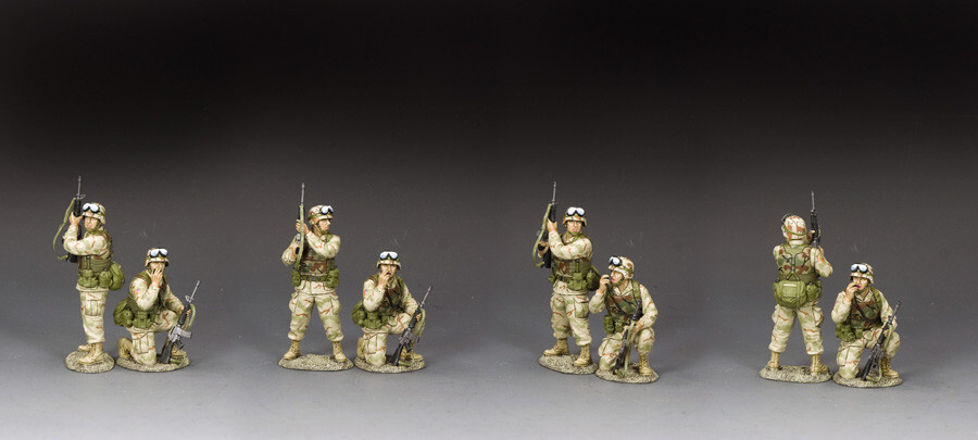 Figurine King and Country BHD001 Ranger Radio Team miniature militaire de collection neuve