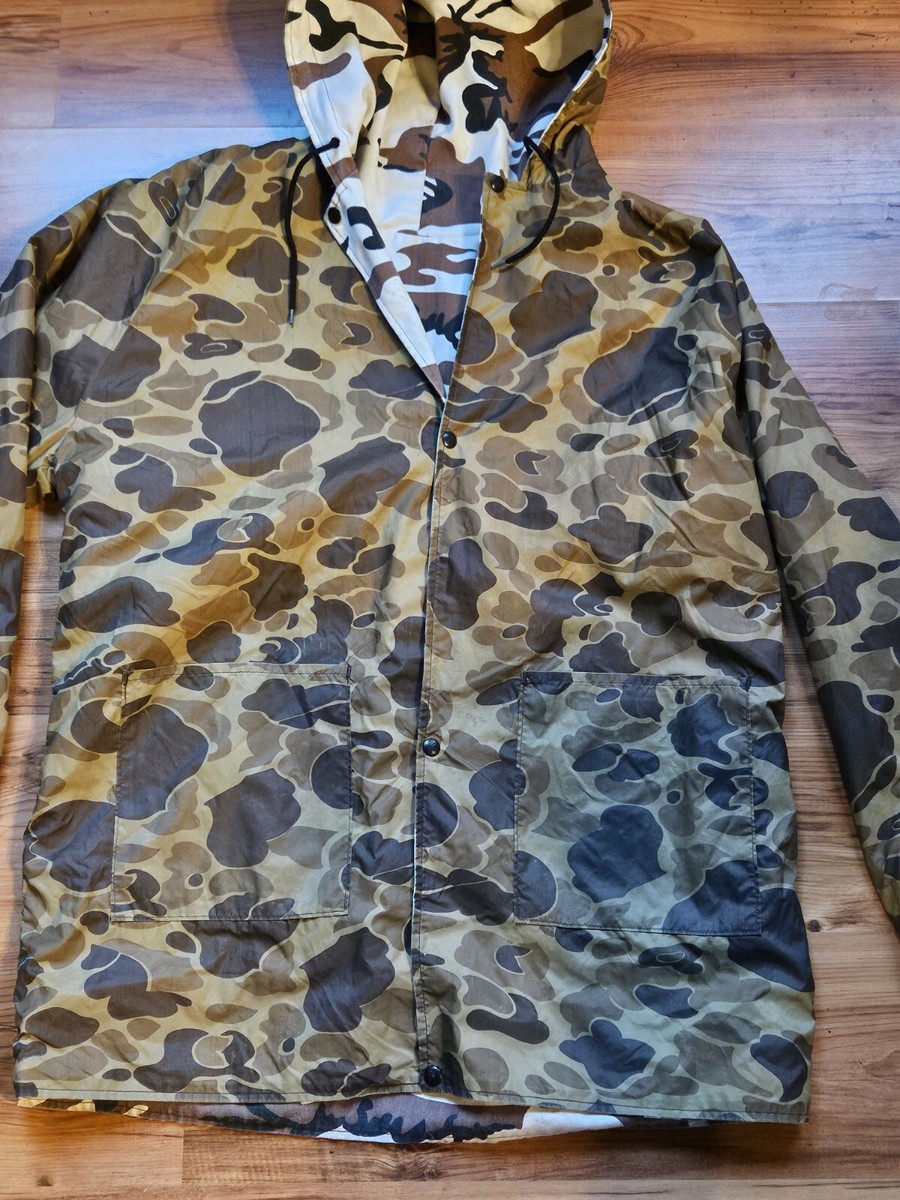 VTG Browning Jacket Mens Medium Duck Camo Hunting Made In USA 90s