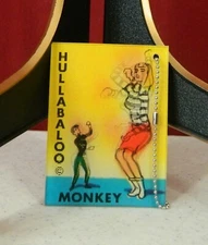Go-Go Hullabaloo Discotheque Dancer 1960s Vari-Vue Flicker Monkey Keyring