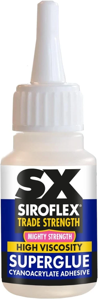Siroflex SX Mighty Strength Superglue, An Ethyl Cyanoacrylate Adhesive Which Has